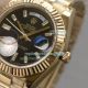 Replica Rolex Day-Date Yellow Gold Strap Black Face Fluted  Bezel Watch 41mm (4)_th.jpg